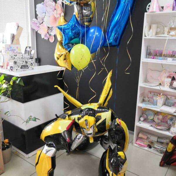 Композиция из гелиевых шаров Трансформер Бамбалби