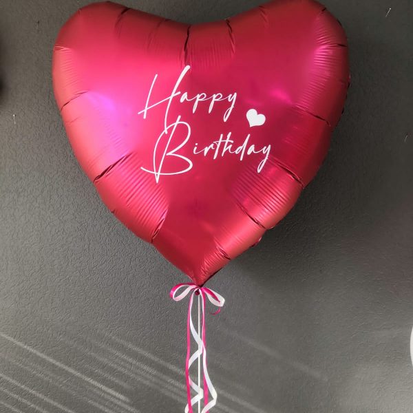 Сердце гигант фольгированное с индивидуальной надписью