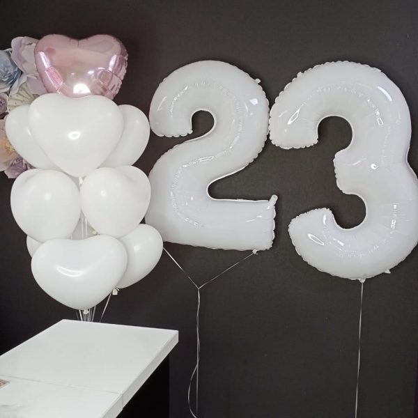 Композиция из гелиевых шаров для девочки, девушки, дочери