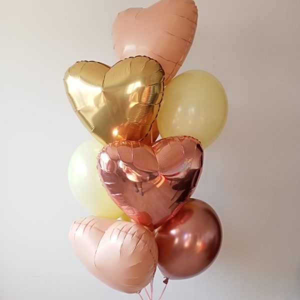 Композиция из гелиевых шаров для девочки, девушки
