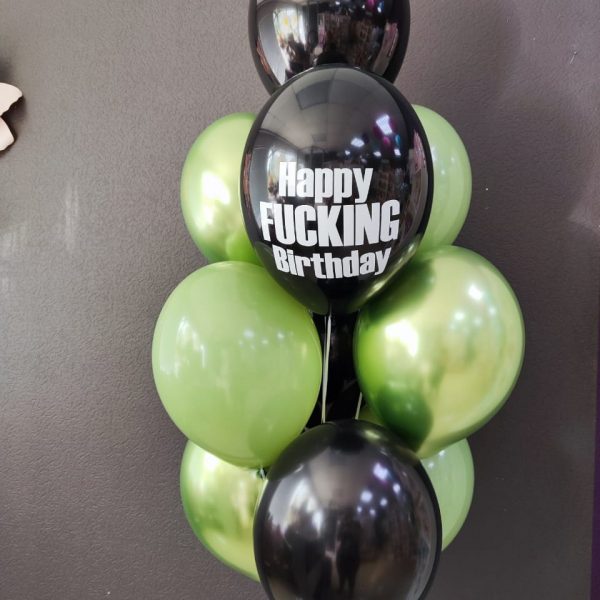 Композиция из гелиевых шаров для мужчины, парня