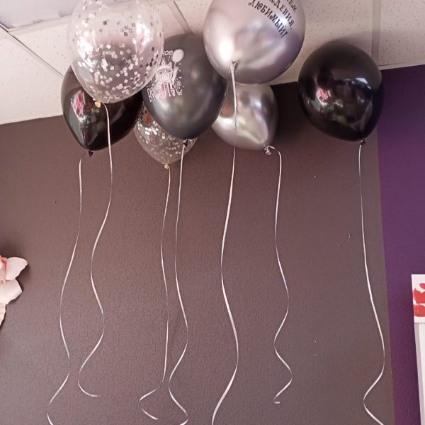 Композиция из гелиевых шаров для мужчины, парня