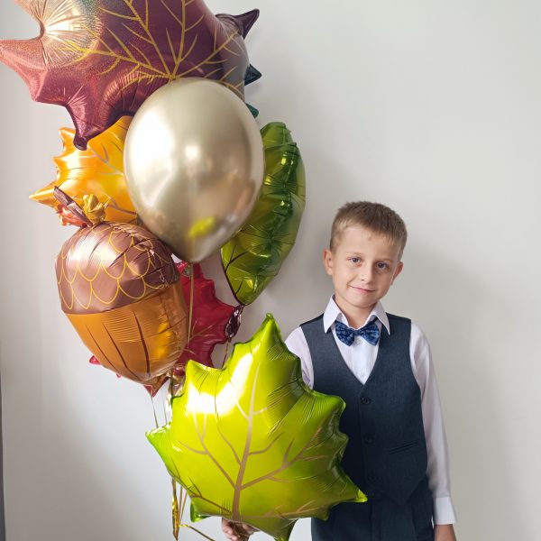 Композиция из шаров к 1 сентября