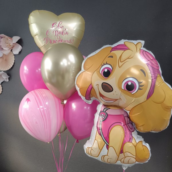 Композиция из гелиевых шаров Щенячий патруль