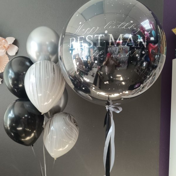 Композиция из гелиевых шаров для мужчины, мужа, папы