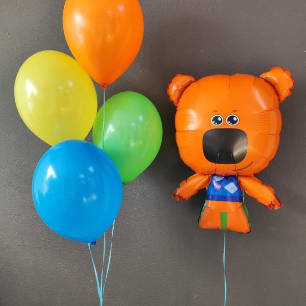 Композиция из гелиевых шаров Ми-ми-мишки