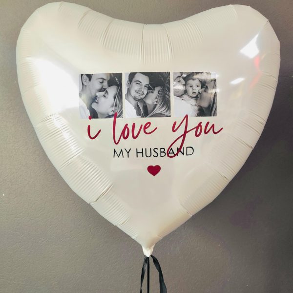 Сердце гигант фольгированное с фото для любимого