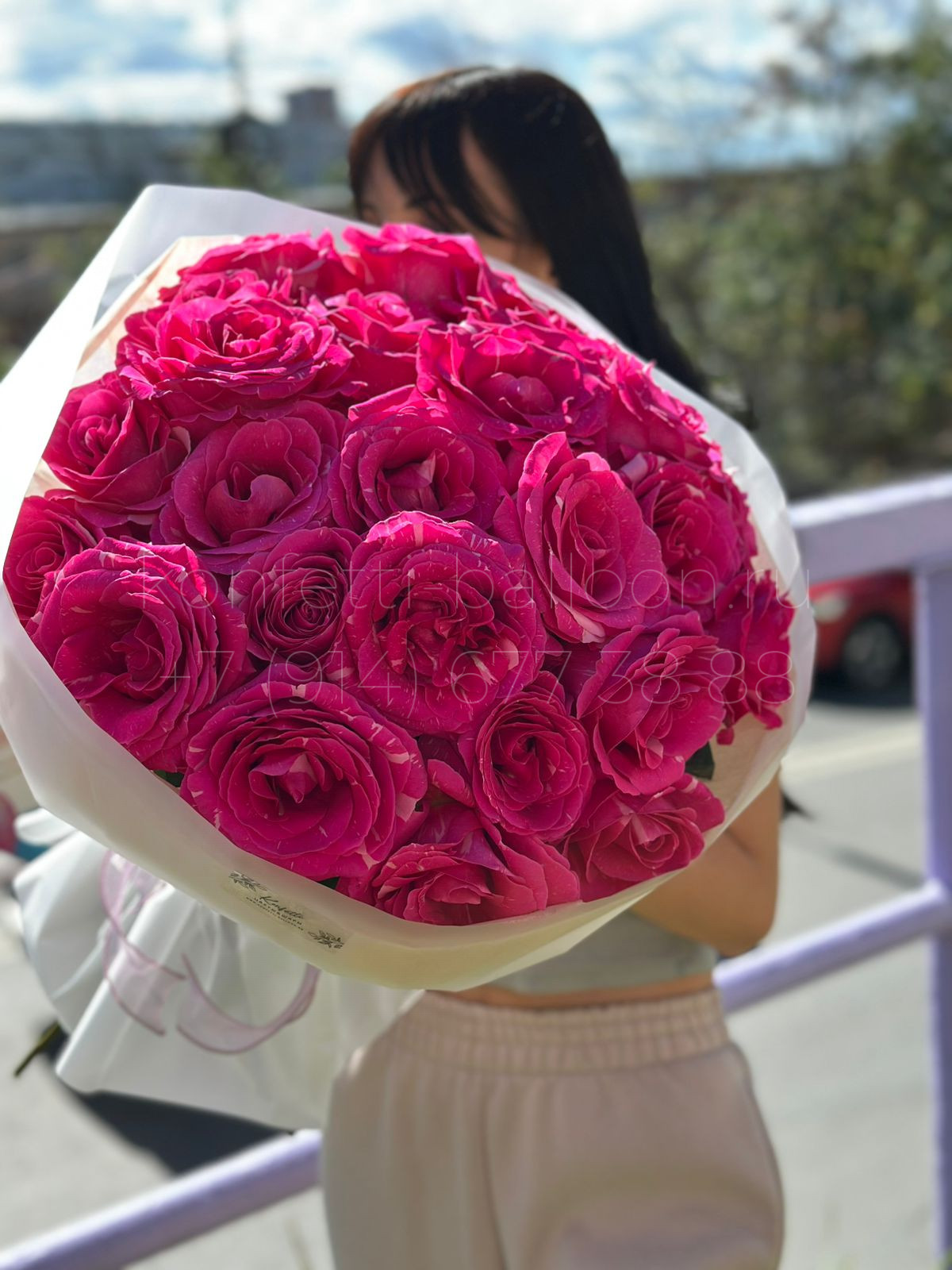 Букет цветов из 25 роз