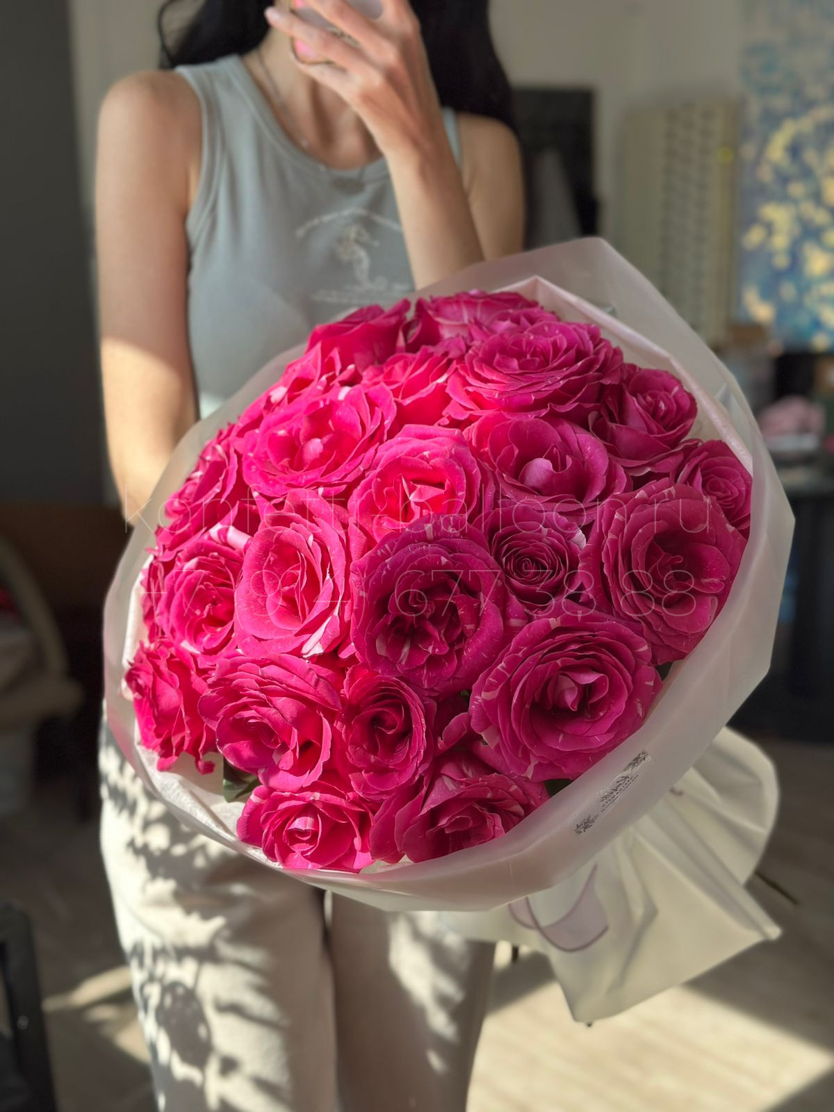 Букет цветов из 25 роз