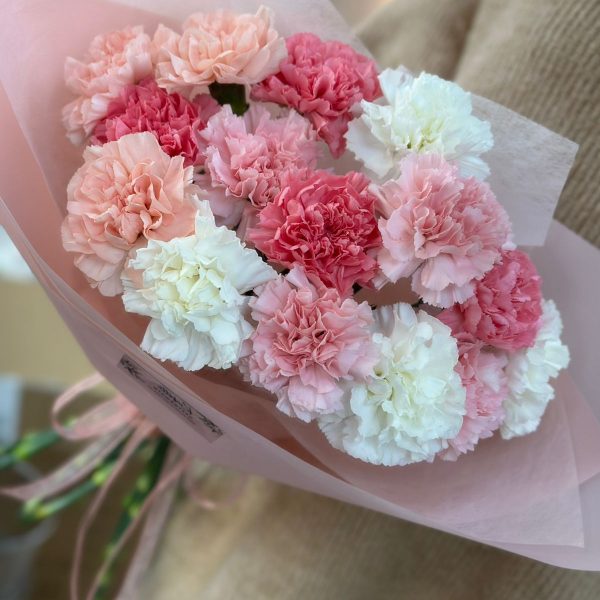 Букет цветов из диантусов