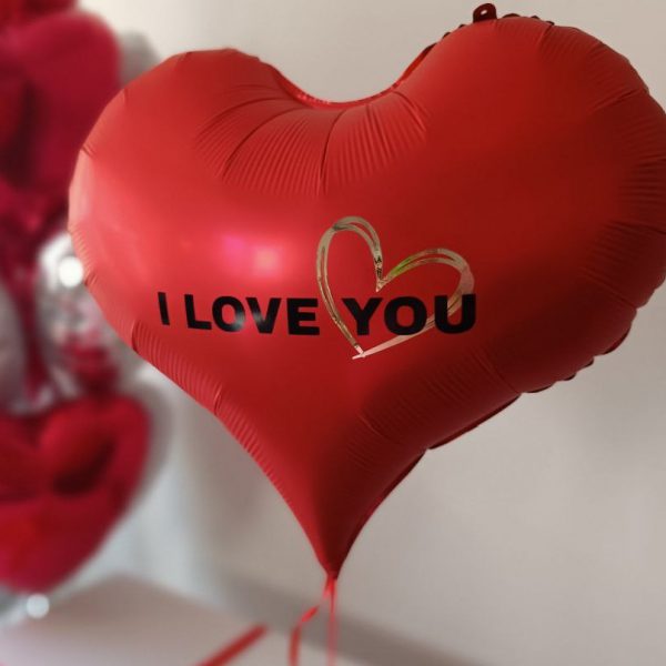 Сердце фольгированное для любимого или любимой